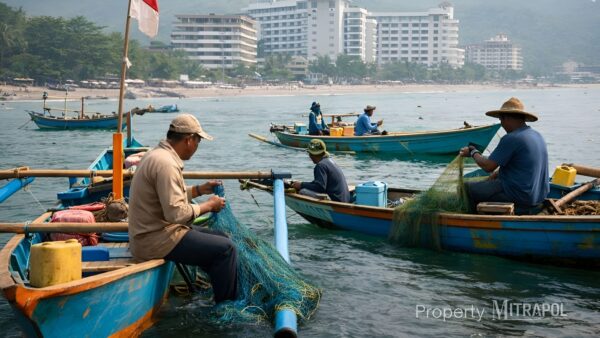 Nelayan Sukabumi di kawasan pesisir Palabuhanratu
