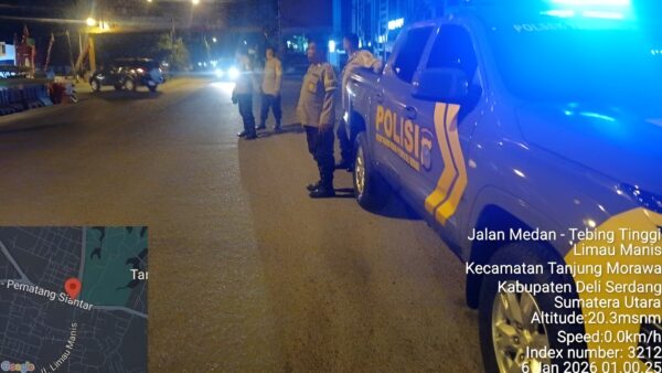 Patroli blue light Polresta Deli Serdang di wilayah rawan kriminalitas