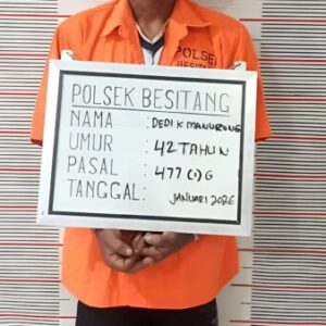 Curi Motor di Besitang, Pria Asal Padang Sidempuan Diamankan Polisi