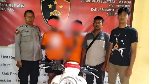 Polisi mengamankan pelaku penjambretan di Torgamba Labuhanbatu Selatan