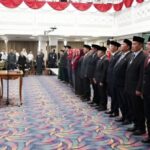 Sekdaprov Lampung melantik 31 pejabat administrator dan pengawas