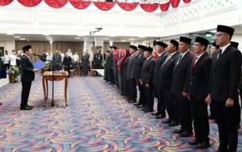 Sekdaprov Lampung melantik 31 pejabat administrator dan pengawas