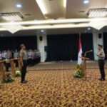 Kapolda Sumsel Irjen Pol Andi Rian memimpin Sertijab pejabat utama Polda Sumsel