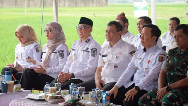 Gubernur Lampung mengikuti pengumuman swasembada pangan nasional oleh Presiden Prabowo