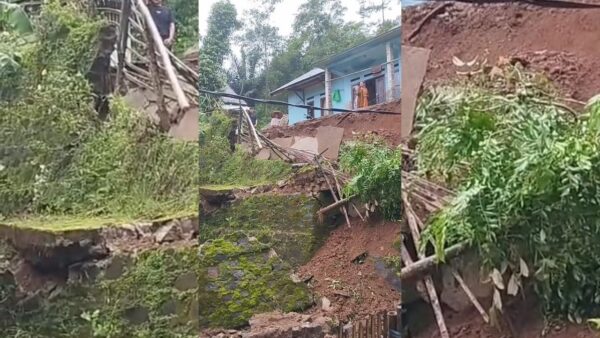 Video detik-detik longsor Lebak di Kampung Cibenyer Tengah Bojongmanik