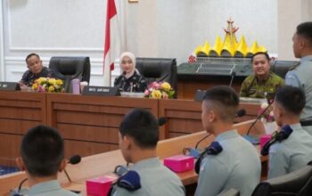 Wagub Lampung Jihan Nurlela menerima audiensi siswa Krida Nusantara