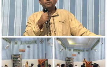 59 Warga Binaan Rutan Sabang Ikuti Ibadah di Tengah Hujan Deras