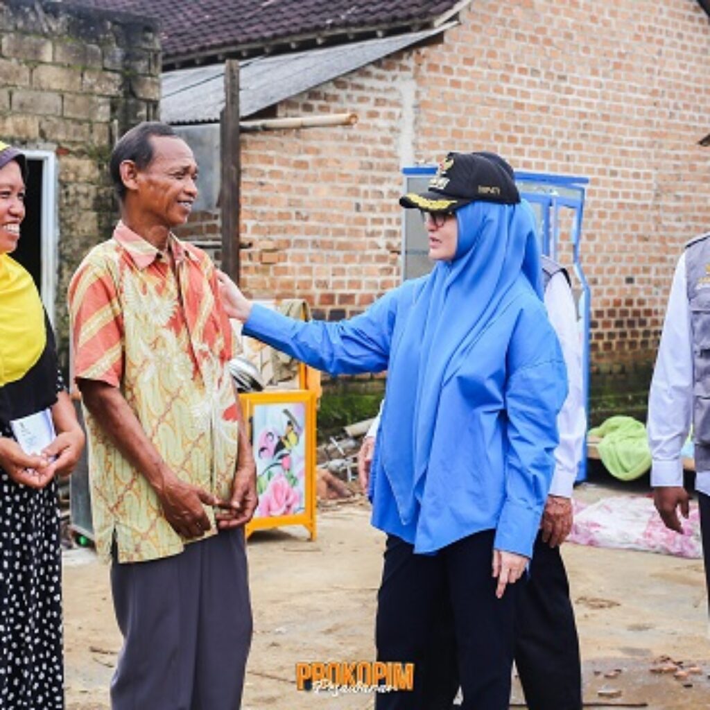 Angin Puting Beliung Landa Tegineneng Pesawaran, 132 Rumah Rusak dan Fasilitas Sekolah Terdampak