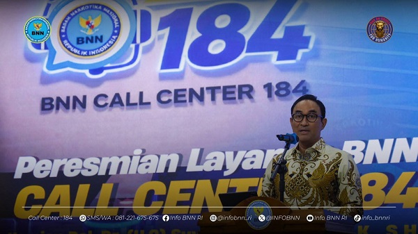 BNN RI Luncurkan Call Center 184