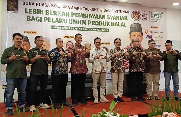 BPJPH, AMKI Jaya dan BSN Kolaborasi Dorong Sertifikasi dan Pembiayaan Syariah UMKM Halal