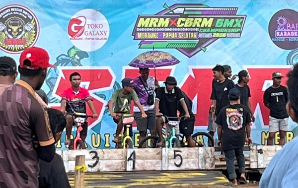 Balap Sepeda di Merauke Kian Diminati Anak Muda