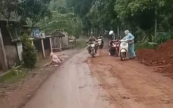 Belasan Pengendara Alami Kecelakaan di Bojongmanik–Cirinten