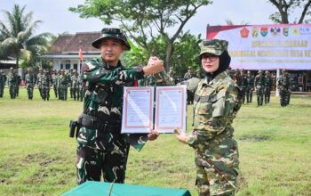 Bupati Pesawaran Buka TMMD ke-127