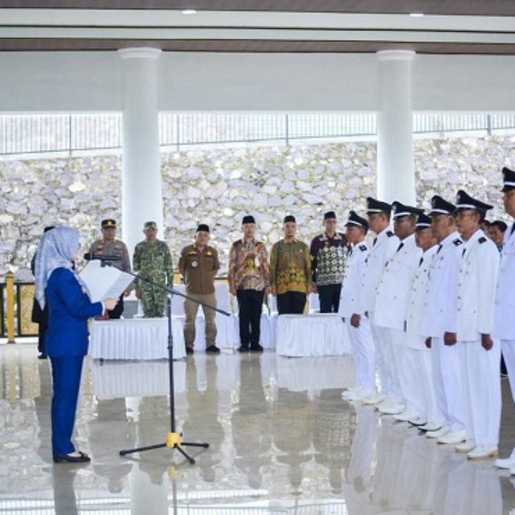 Lantik Sembilan Kades Antar Waktu, Bupati Pesawaran Tekankan Integritas dan Inovasi