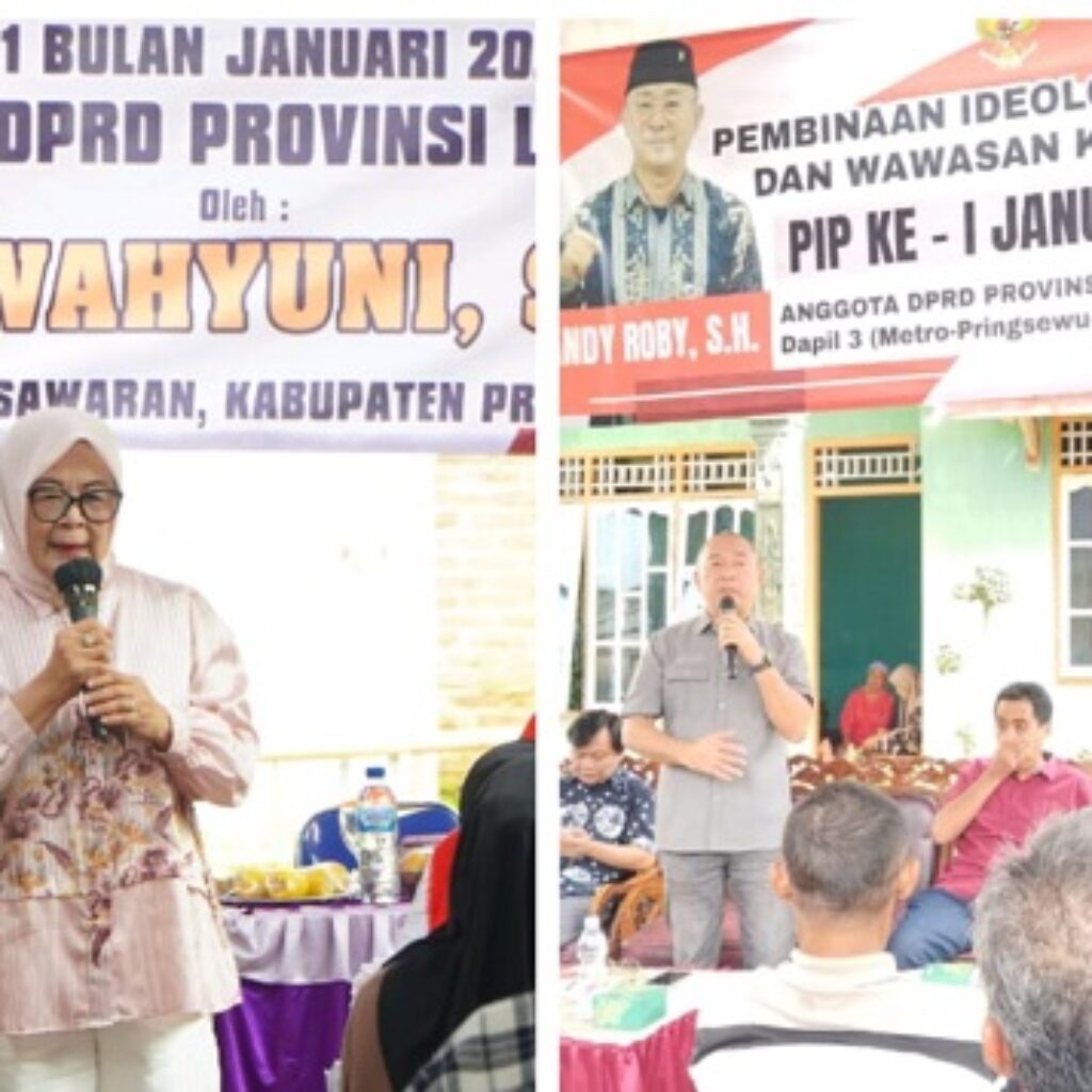 DPRD Lampung Dapil III Sosialisasikan Pembinaan Ideologi Pancasila di Pringsewu, Pesawaran, dan Metro