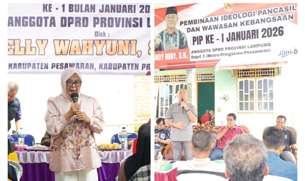 DPRD Lampung Dapil III Sosialisasikan Pembinaan Ideologi Pancasila