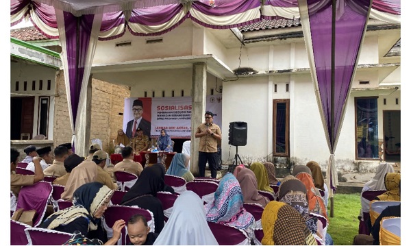 DPRD Lampung Dapil VIII Sosialisasikan Pembinaan Ideologi Pancasila