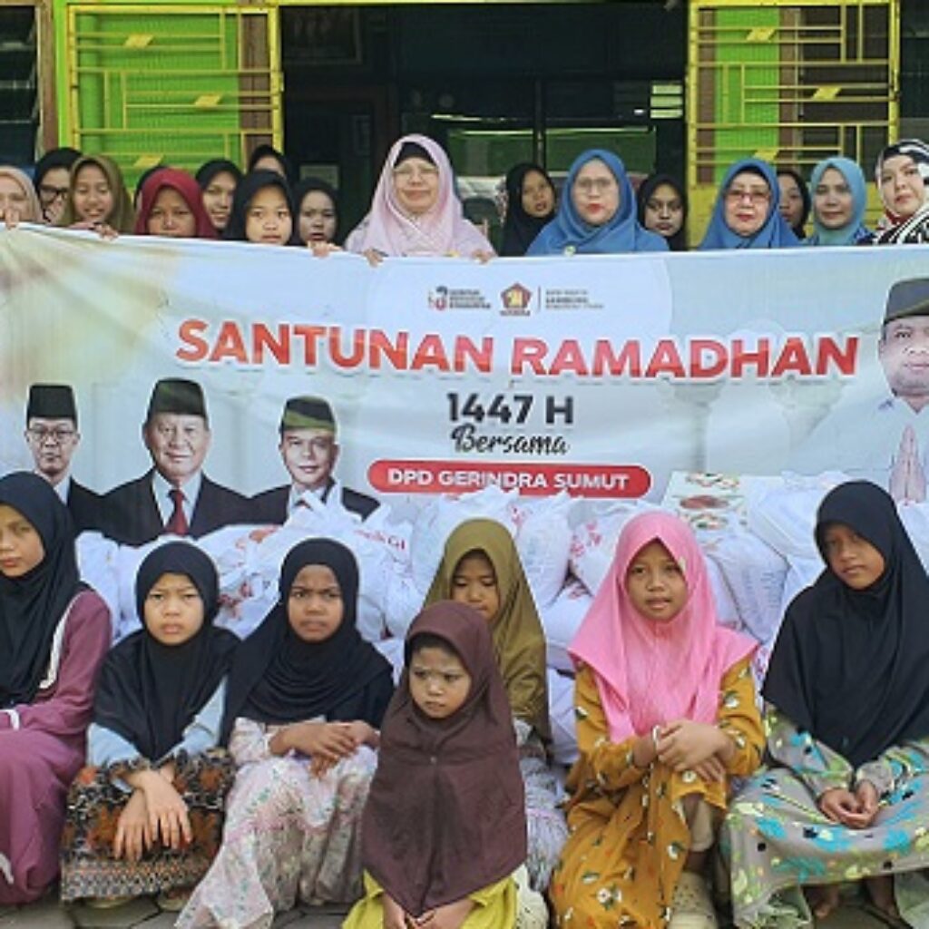 Aksi Sosial Ramadan, Gerindra Sumut Salurkan Bantuan ke Panti Asuhan di Tiga Daerah