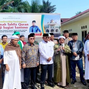 Groundbreaking Rumah Tahfiz Sugiat Santoso di Simalungun, TGB: Bangun Peradaban Qurani dan Berakhlak