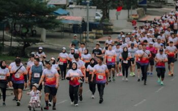 Gubernur Lampung Rahmat Mirzani Djausal Lepas Bank Lampung RUN 2026