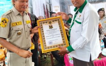 HUT ke-23 KBPP Polri Resor Pesawaran Gelar Bedah Rumah di Way Harong