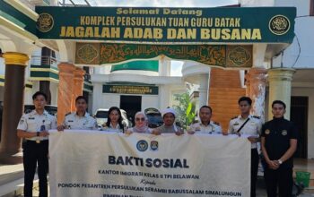 Imigrasi Belawan Gelar Bakti Sosial di Simalungun