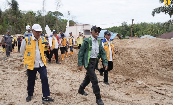 Kementerian PU Percepat 4 Sabo Dam Permanen di Aek Tukka Tapanuli Tengah