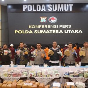 Amankan 1.118 Tersangka, Kepolisian Daerah Sumatera Utara Ungkap 923 Kasus Narkotika di Awal 2026