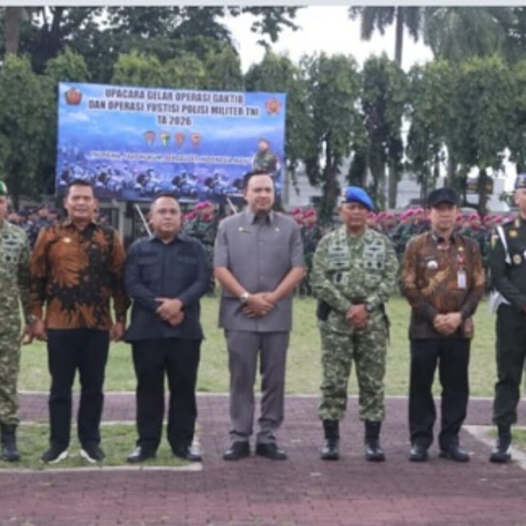 Ketua Komisi I DPRD Lampung Hadiri Gelar Operasi Gaktib dan Yustisi Polisi Militer TNI TA 2026
