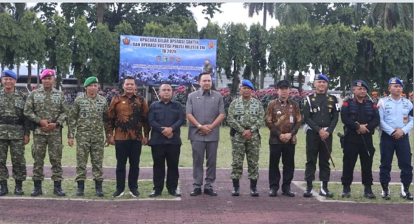 Ketua Komisi I DPRD Lampung Hadiri Gelar Operasi Gaktib dan Yustisi Polisi Militer TNI TA 2026