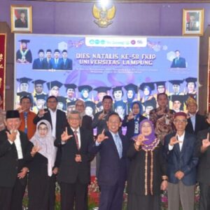 Ketua Komisi V DPRD Lampung Hadiri Gelar Wicara Guru Besar FKIP Unila Dies Natalis ke-58