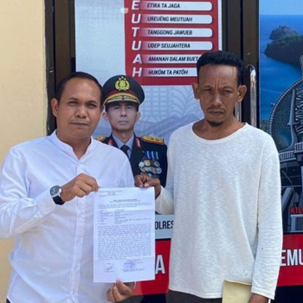 Dugaan Pengancaman di Pengadilan, Keuchik Balohan Sabang Dilaporkan ke Polisi