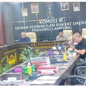 Komisi III DPRD Lampung Evaluasi Capaian PAD 2025, Dorong Optimalisasi Pendapatan Daerah