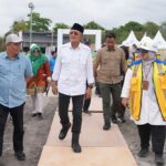 Menteri PU Dody Tinjau Huntara Modular di Bener Meriah,