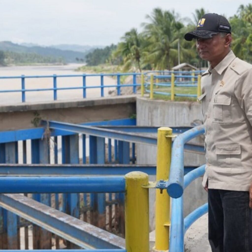 Tinjau Bendung Pante Lhong, Menteri PU Pastikan Irigasi Pulih Usai Ramadan