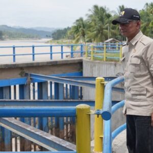 Tinjau Bendung Pante Lhong, Menteri PU Pastikan Irigasi Pulih Usai Ramadan