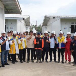 Menteri PU Tinjau Huntara Langkahan, 44 Blok Ditargetkan Rampung Sebelum Lebaran