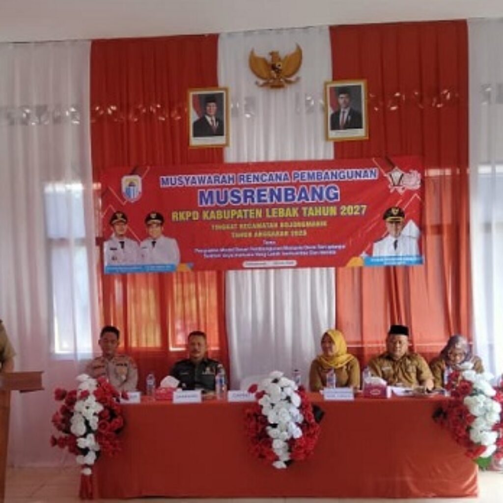 Musrenbang RKPD 2027 Digelar di Kecamatan Bojongmanik, Fokus Penguatan SDM dan Penuntasan Masalah Mendasar