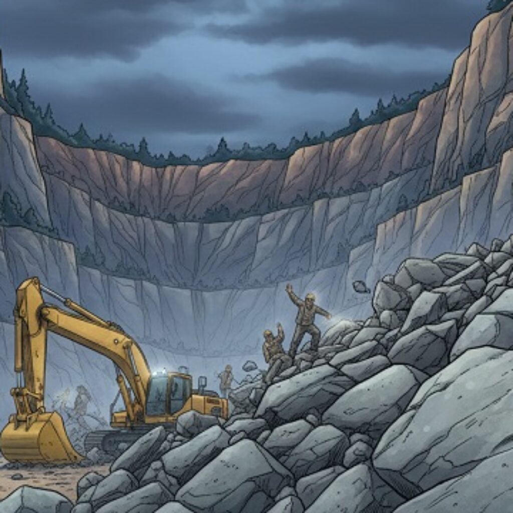 Pekerja Tambang Batu di Ciakar Lebak Tewas Tertimpa Runtuhan Tebing