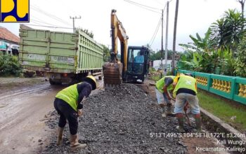 Pemprov Lampung Tutup Jalan Berlubang di Sejumlah Ruas Strategis