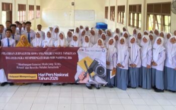Peringati HPN 2026, Forjias Bekali Puluhan Siswa SMAN Unggul Tapaktuan Pelatihan Jurnalistik Dasar