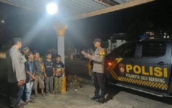 Polresta Deli Serdang Intensifkan Patroli “Menyapa Subuh”
