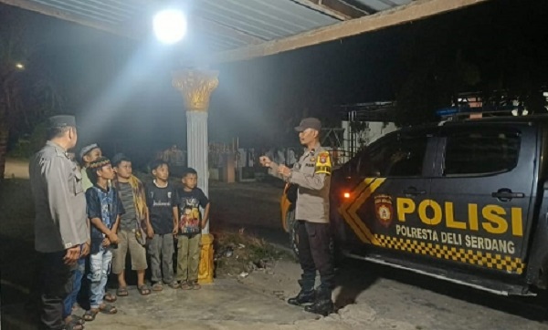 Polresta Deli Serdang Intensifkan Patroli “Menyapa Subuh”