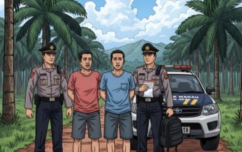 Polsek Marau Amankan Dua Terduga Pengedar Sabu di Air Upas