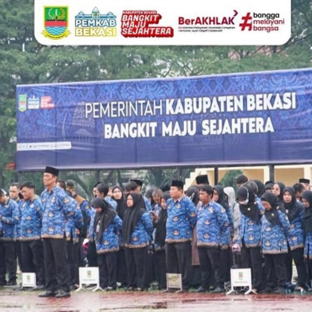 Upacara HUT Korpri di Bekasi, Sekda Ajak ASN Jadikan Ramadan Momentum Perkuat Integritas