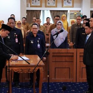 Sekda Lampung Lantik Pejabat Tinggi Pratama dan Administrator, Tegaskan Penguatan Sistem Merit