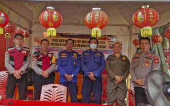 Sinergi Polri–Satpol PP di Pos Pam Imlek, Operasi Liong Kapuas 2026 Jaga Ketapang Tetap Aman dan Kondusif