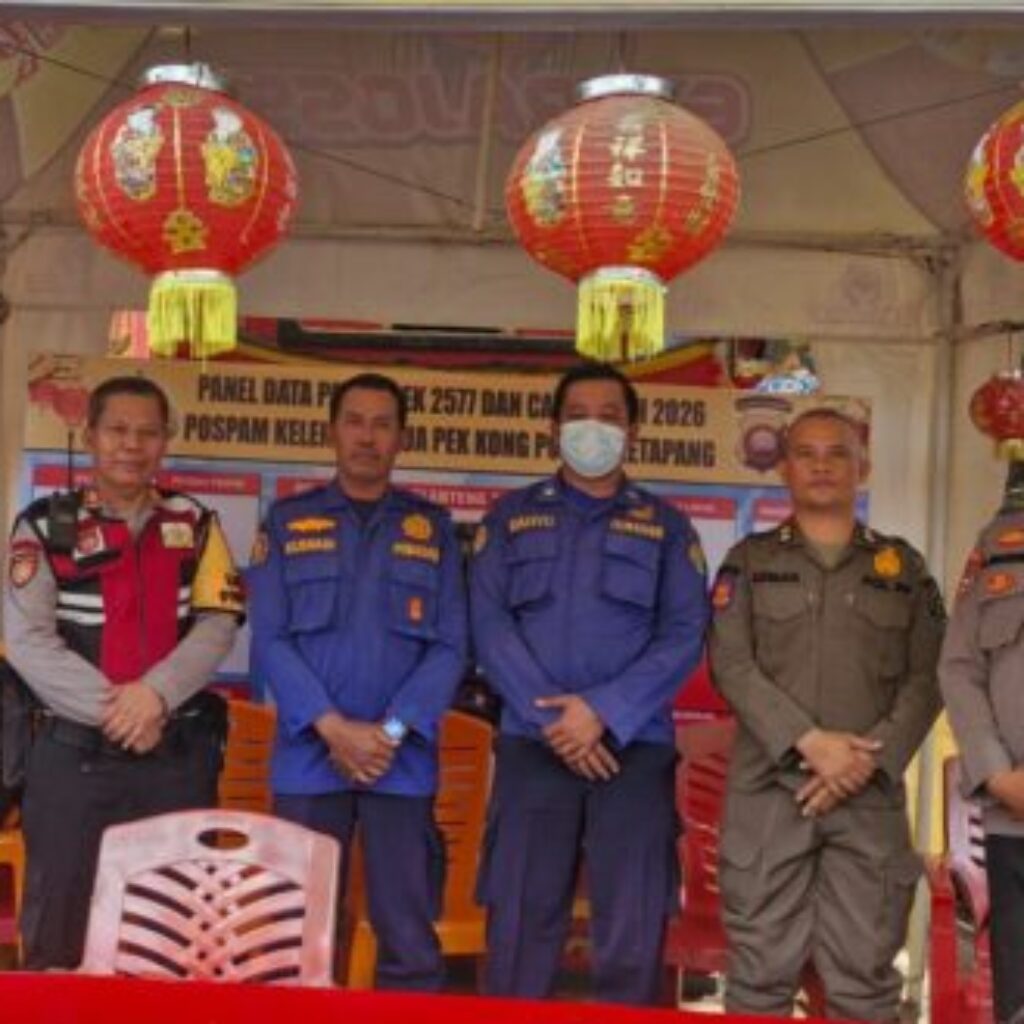 Sinergi Polri–Satpol PP di Pos Pam Imlek, Operasi Liong Kapuas 2026 Jaga Ketapang Tetap Aman dan Kondusif