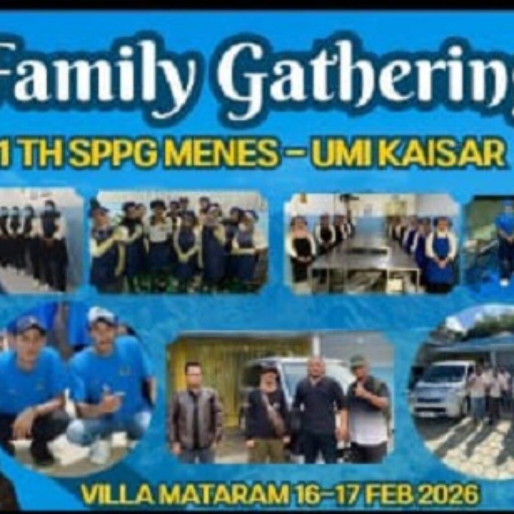 Syukuran 1 Tahun SPPG Menes Umi Kaisar, Relawan Yayasan Daar El Mustadh’afin Family Gathering ke Pantai Carita