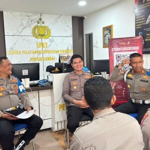 Tim Bid Propam Polda Kalbar Laksanakan Gaktiblin di Polsek Sandai Polres Ketapang